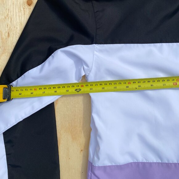 Champs Sports Windbreaker Men's CSG Black White Purple Size Large - Picture 6 of 7